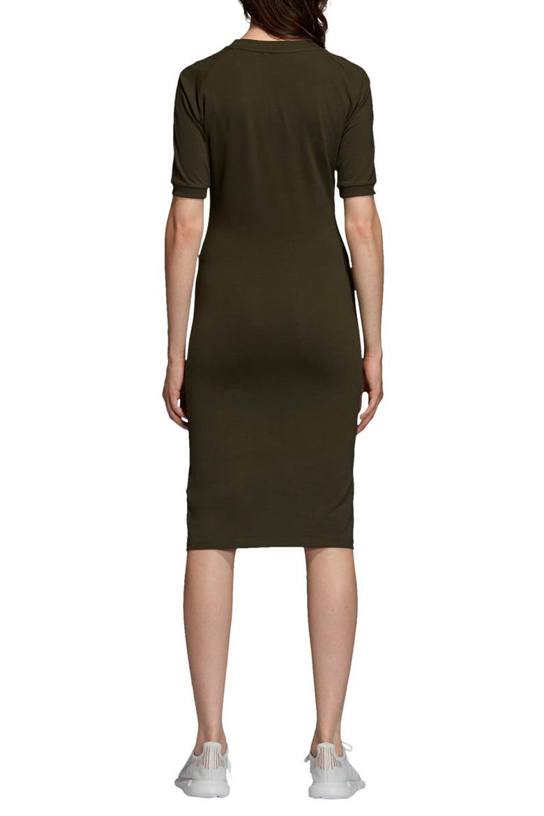 adidas 3-Stripes Dress, Alternate, color, NIGHT CARGO