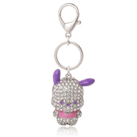 Pochacco Pavé Keychain Bag Charm