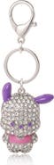 Hello Kitty Pochacco Pavé Keychain Bag Charm