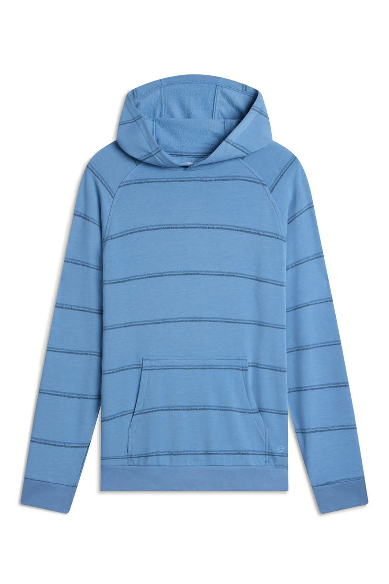 Fleece Hoodie, Alternate, color, DASH DBL STRIPE WINDWD BLUE