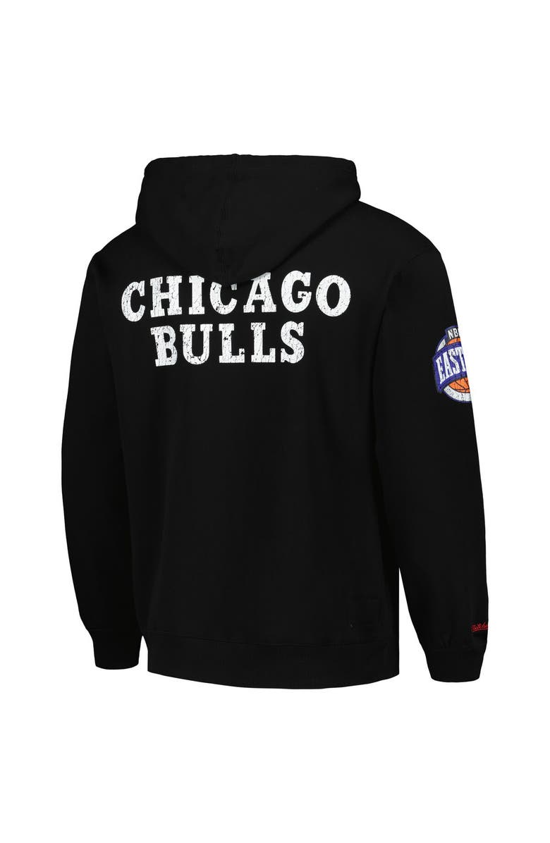Mitchell & Ness Men's Mitchell & Ness Black Chicago Bulls Hardwood Classics OG 2.0 Pullover Hoodie, Alternate, color, Black