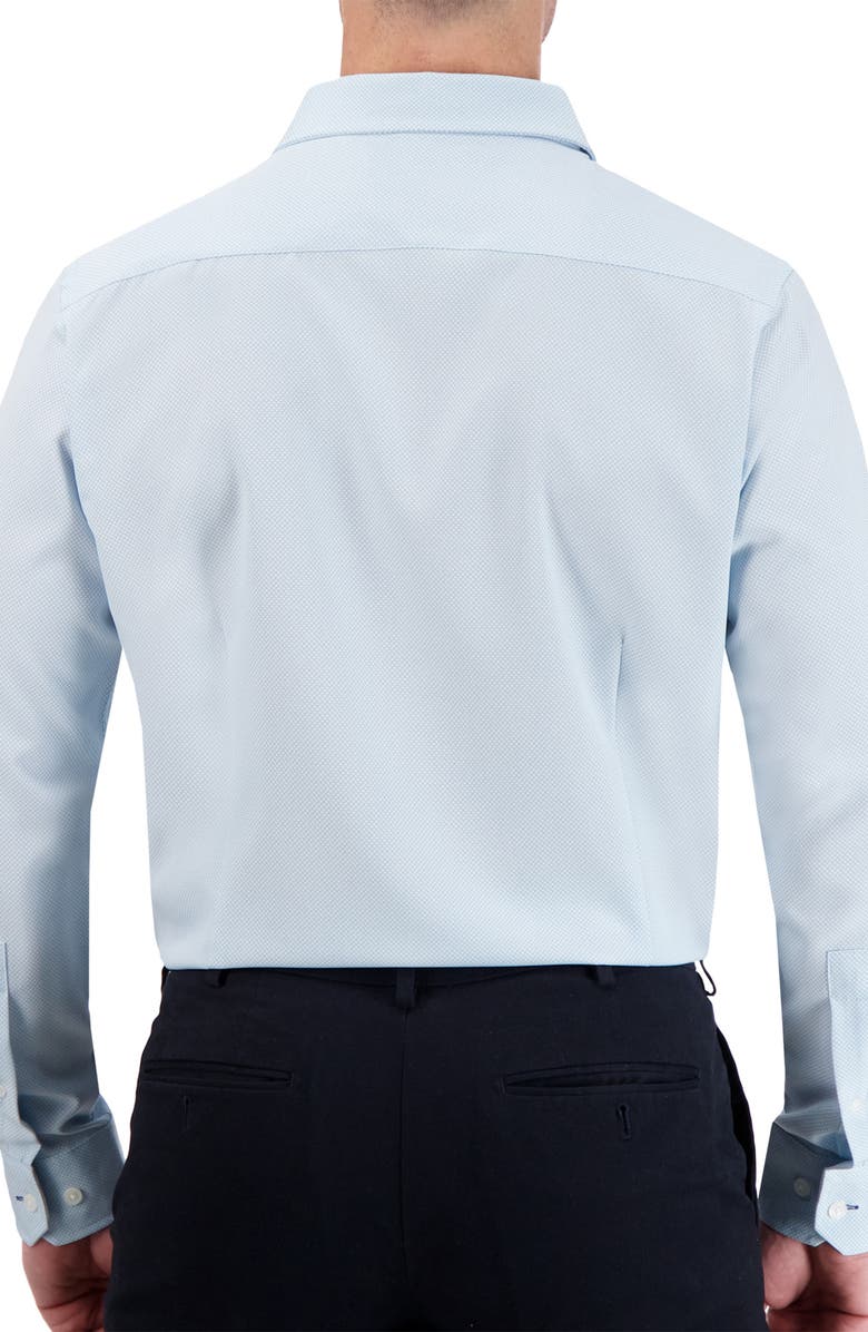 Report Collection 4X Stretch Slim Fit Microdot Dress Shirt, Alternate, color, 