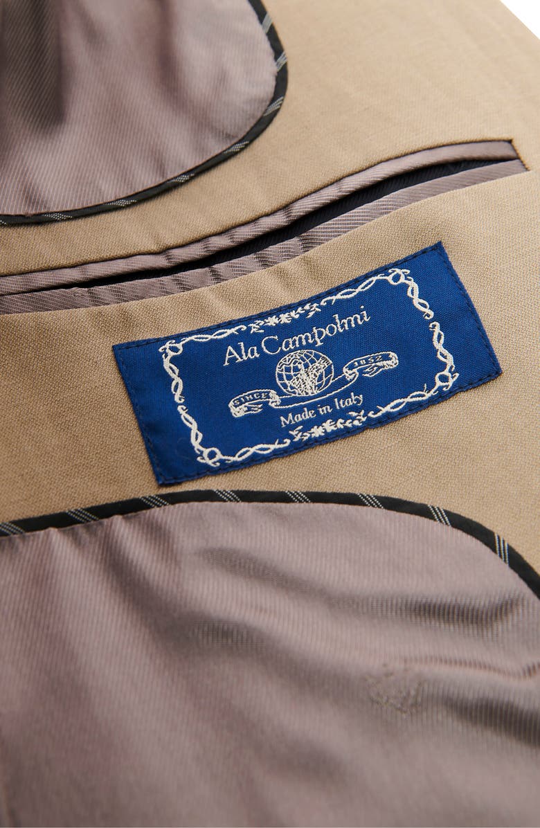 rag & bone Butler Virgin Wool Blend Blazer, Alternate, color, Stone