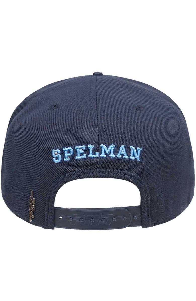 PRO STANDARD Men's Pro Standard Navy Spelman College Jaguars Evergreen Spelman College Snapback Hat, Alternate, color, Navy