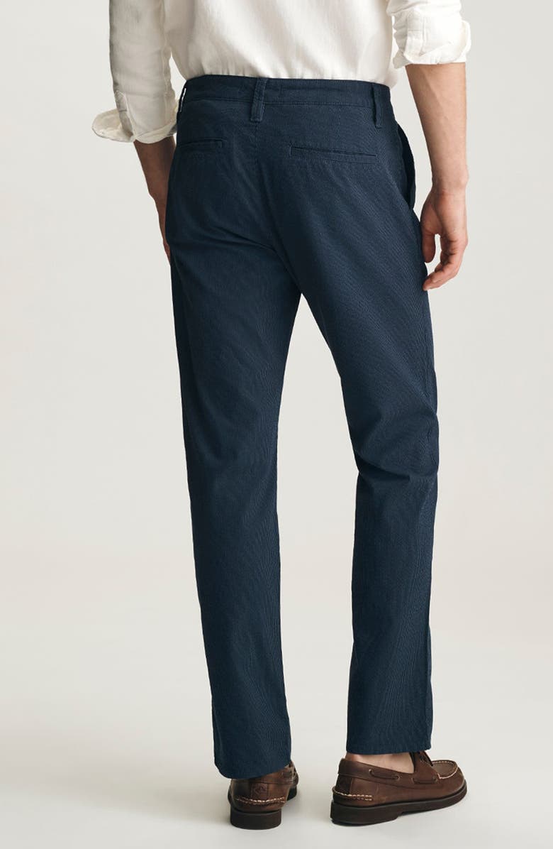 Mavi Jeans <p>Will Pleated Cotton Blend Pants</p>, Alternate, color, Navy Stripe Seersuck