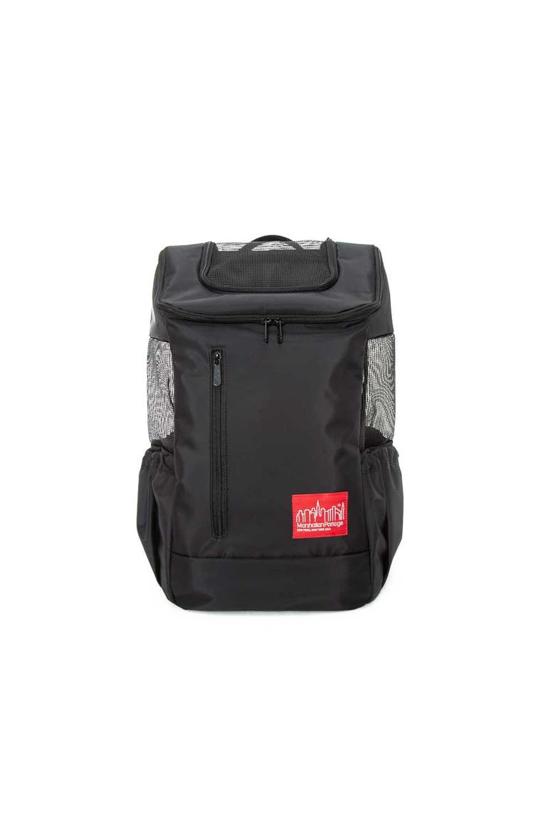 Pet Carrier Dog Backpack, Main, color, Black