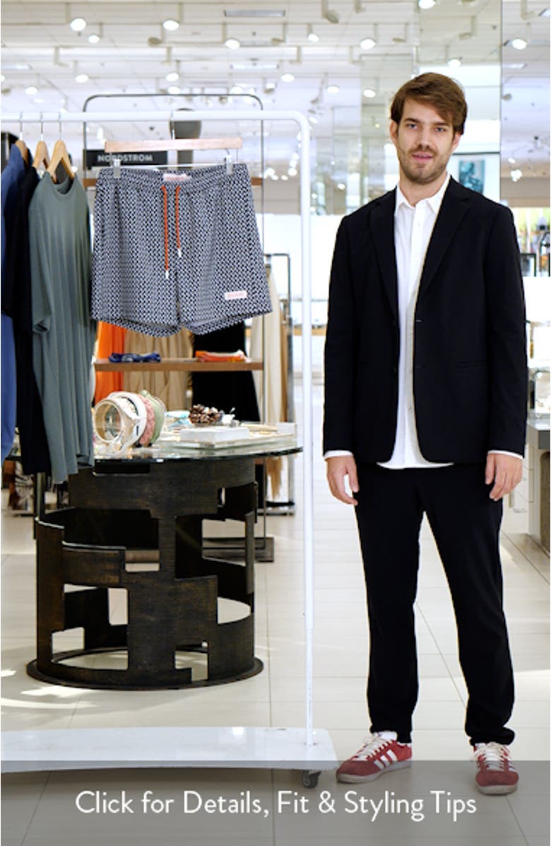 Southwood Fish Print Swim Trunks, sales video thumbnail