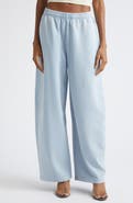 Alexander Wang Crystal Embellished Relaxed Fit Cotton Sweatpants