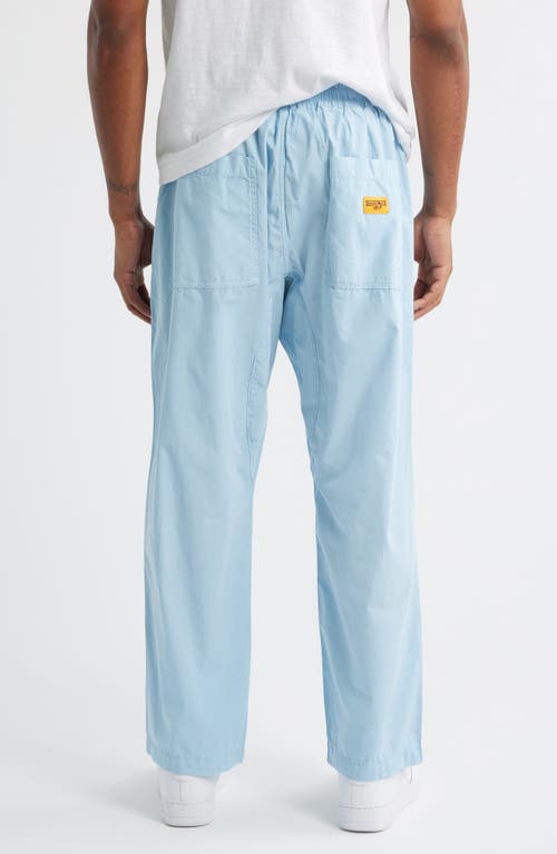 Service Works Organic Cotton Poplin Drawstring Chef Pants In Blue