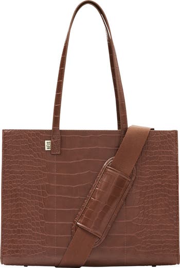 Croc Embossed Work Tote