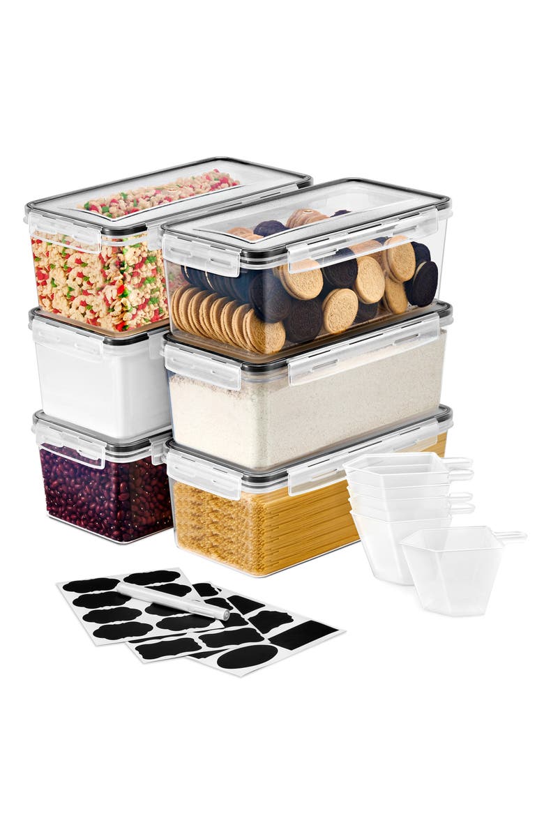 SORBUS 6-Pack Food Storage Containers, Alternate, color,