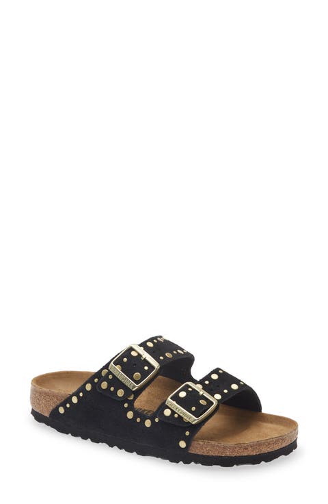 Arizona Rivets Studded Slide Sandal (Women)