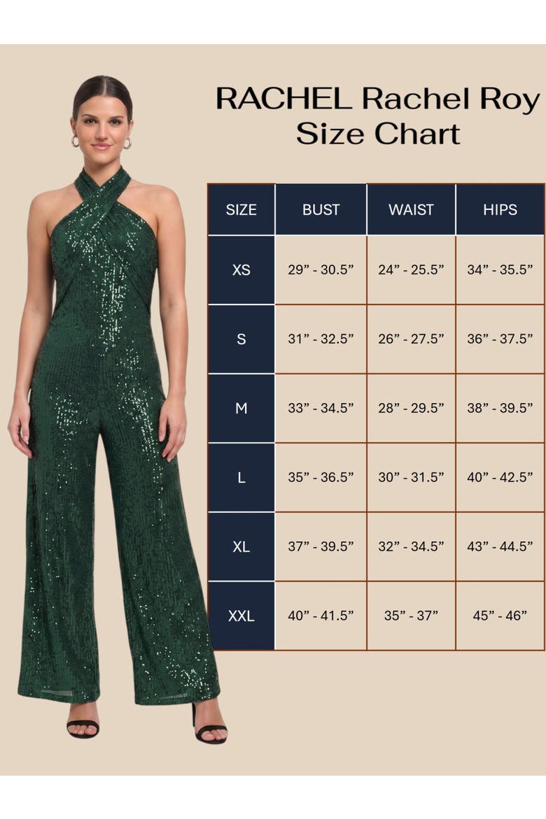 Goddess Sleeveless Sequin Jumpsuit, Alternate, color, Green Pasture