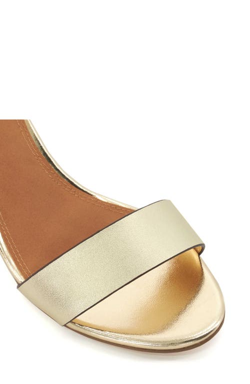 Dune London Jelly Sandal In Gold