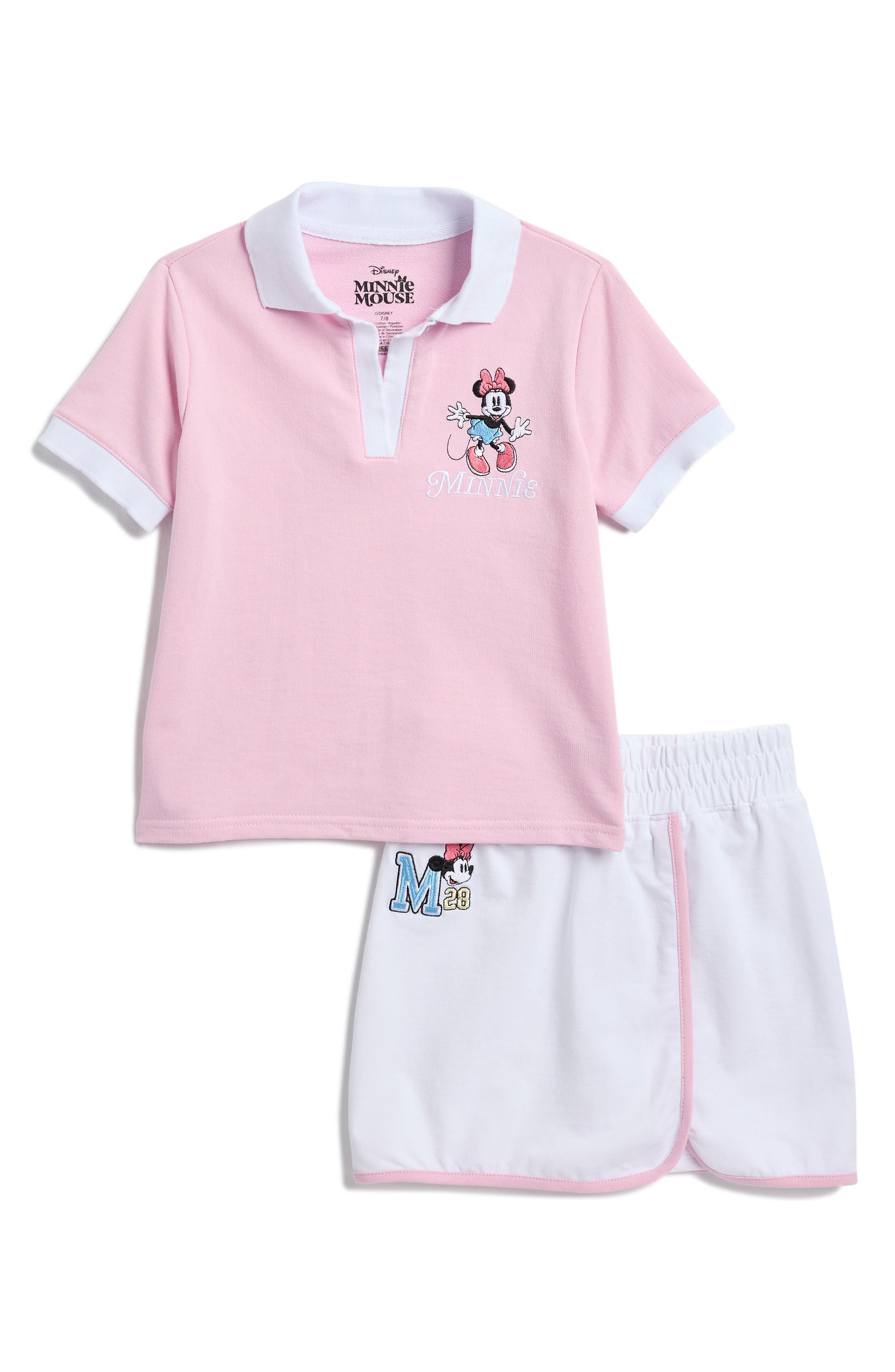 Freeze x Disney® Kids' Minnie Mouse Polo & Shorts Set (Women) | Nordstrom