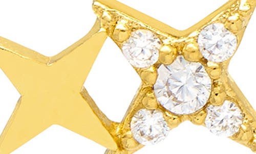 Estella Bartlett Duo Star Stud Earrings In Gold