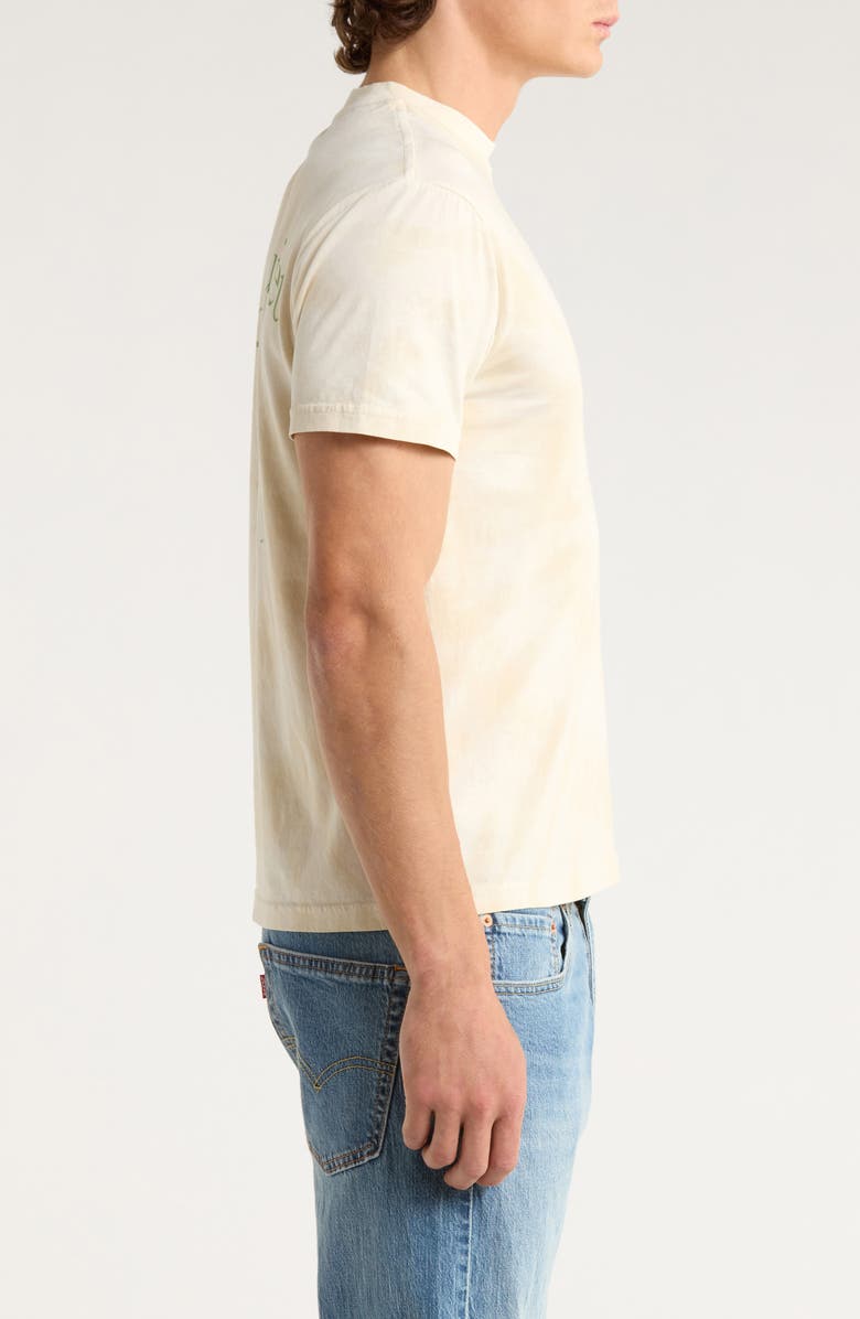 Museum of Peace & Quiet Tie Dye Wordmark Graphic T-Shirt, Alternate, color, Bone