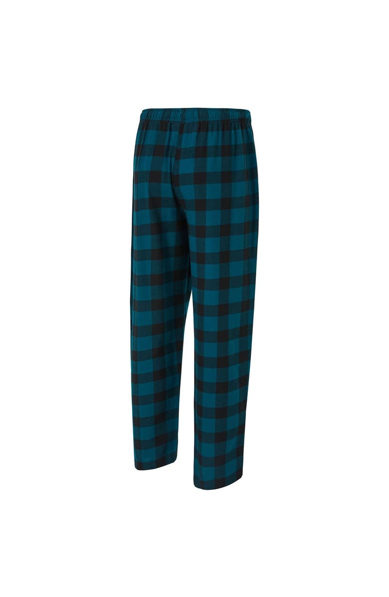 CONCEPTS SPORT Men's Concepts Sport Midnight Green/Black Philadelphia Eagles Avondale T-Shirt & Flannel Pants Set, Alternate, color, Green