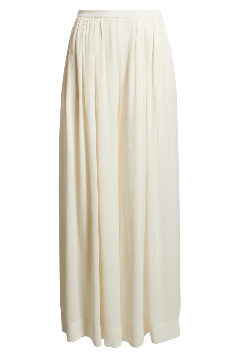The Wave Silk Chiffon Pants, Alternate, color, CREAM