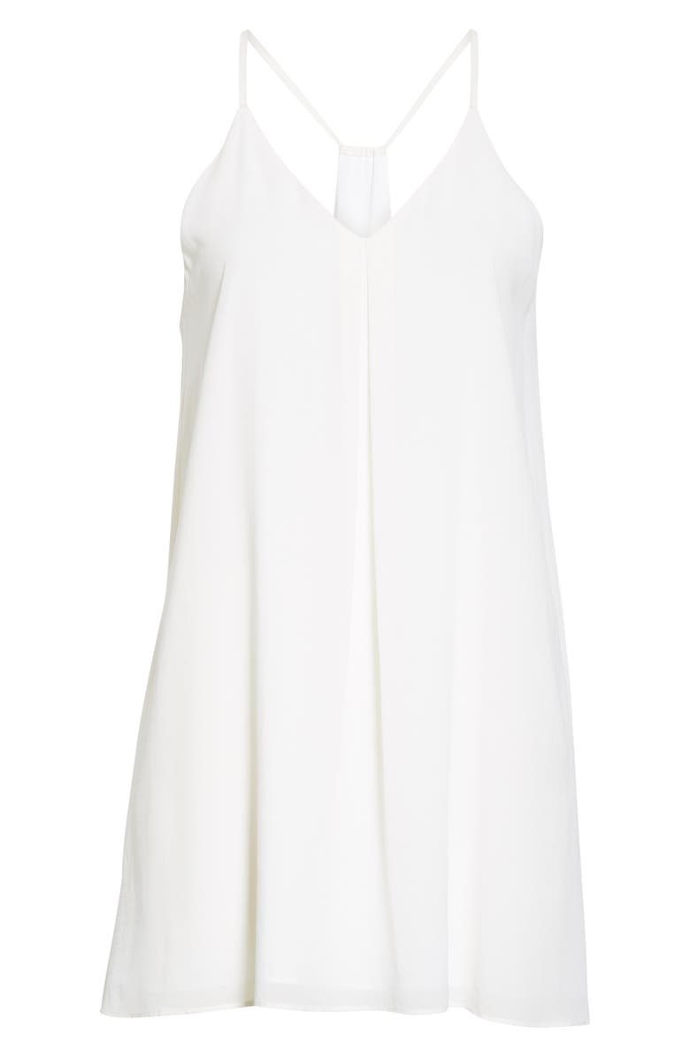 Alice + Olivia Fierra Stretch Silk Slipdress, Alternate, color,