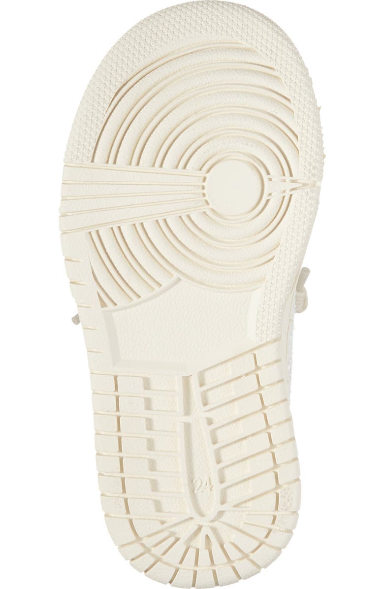 L'AMOUR Kids' Kinely Glitter Star Sneaker, Alternate, color, Glitter White