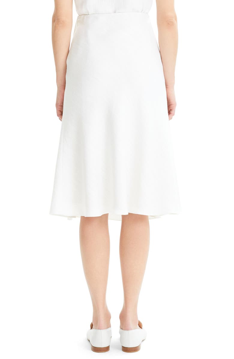 Theory Wrap Front Linen Blend Skirt, Alternate, color, 