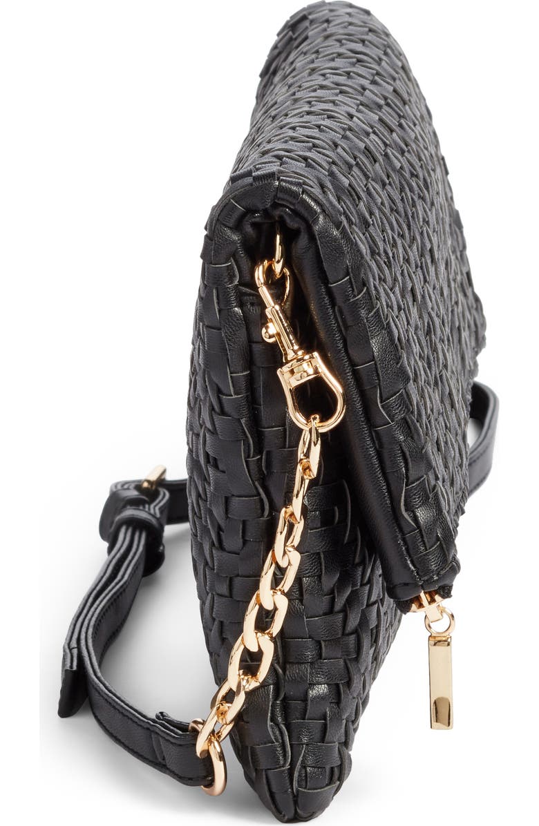 Sole Society Lisbeth Weave Foldover Clutch, Alternate, color,