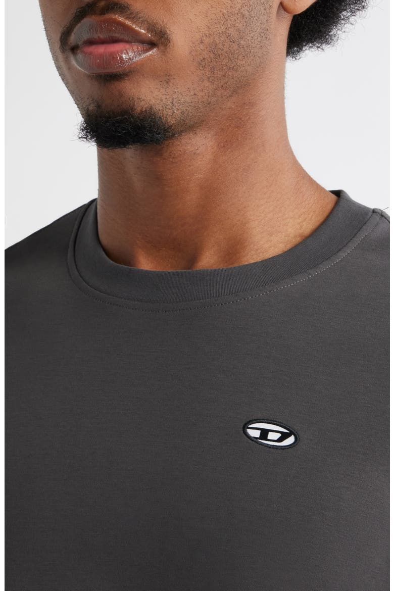 Ovel-D Patch T-Shirt, Alternate, color, GREY