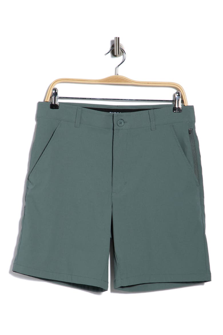 Essential Tech Chino Shorts, Alternate, color, BALSAM GREEN