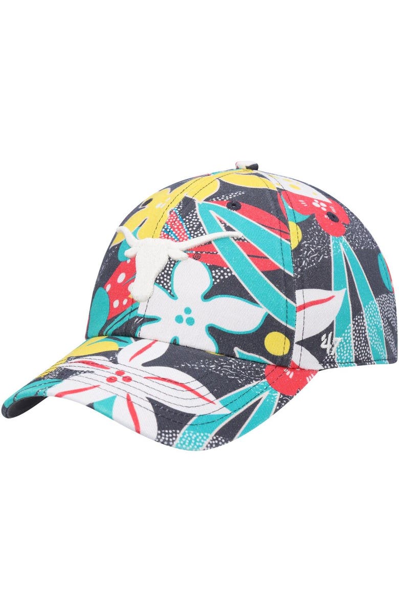 '47 Women's '47 Charcoal Texas Longhorns Plumeria Clean Up Adjustable Hat, Main, color, 