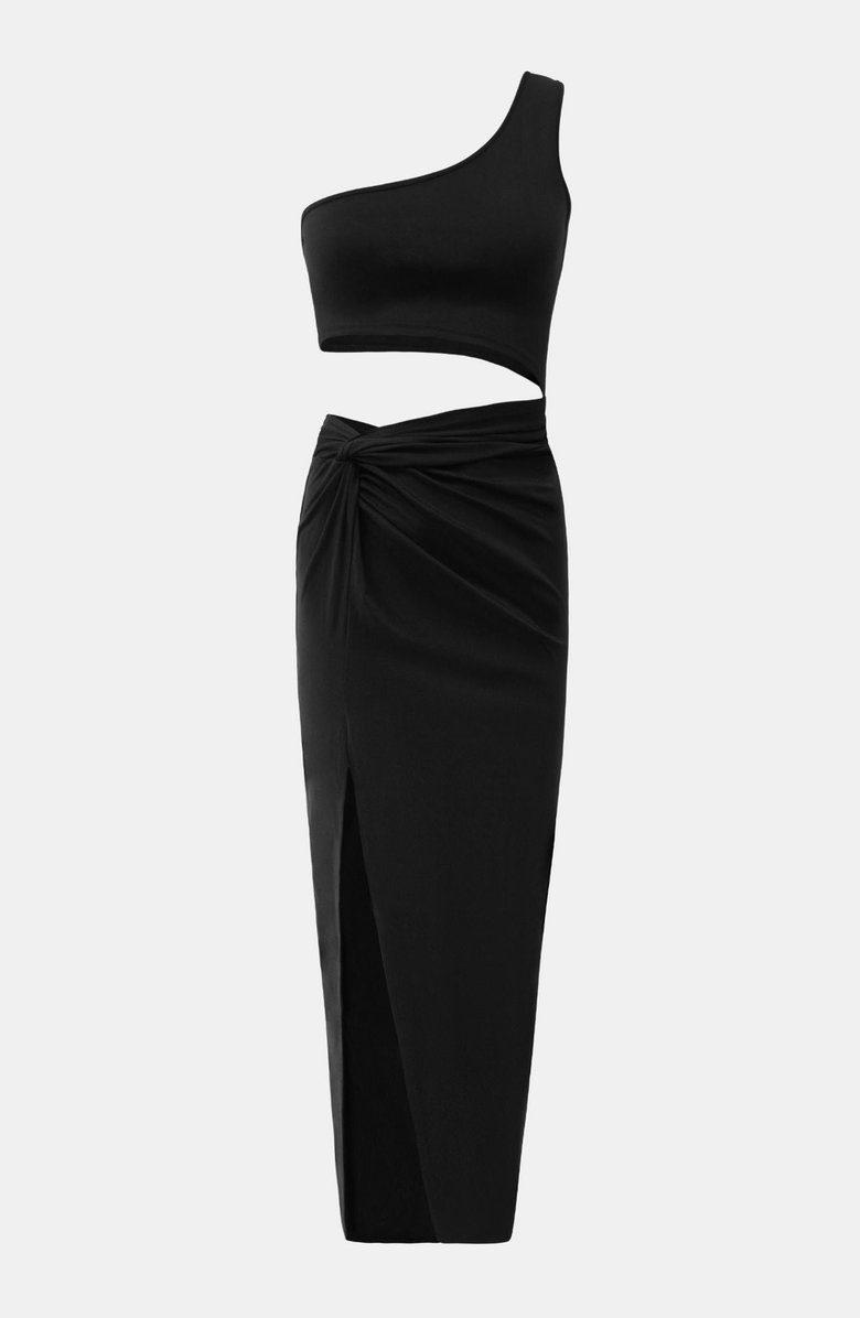 OW Collection ISABELLA Dress, Alternate, color, Black