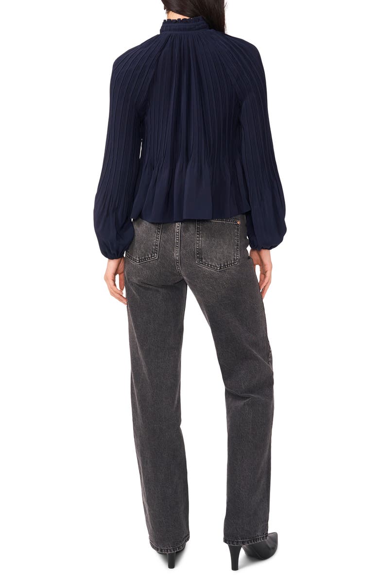 1.STATE Release Pleat Long Sleeve Top, Alternate, color, Midnight Sky