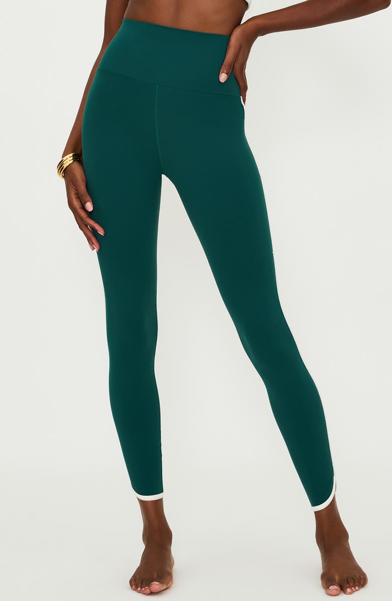 Beach Riot Nella Leggings, Alternate, color, Pine Green