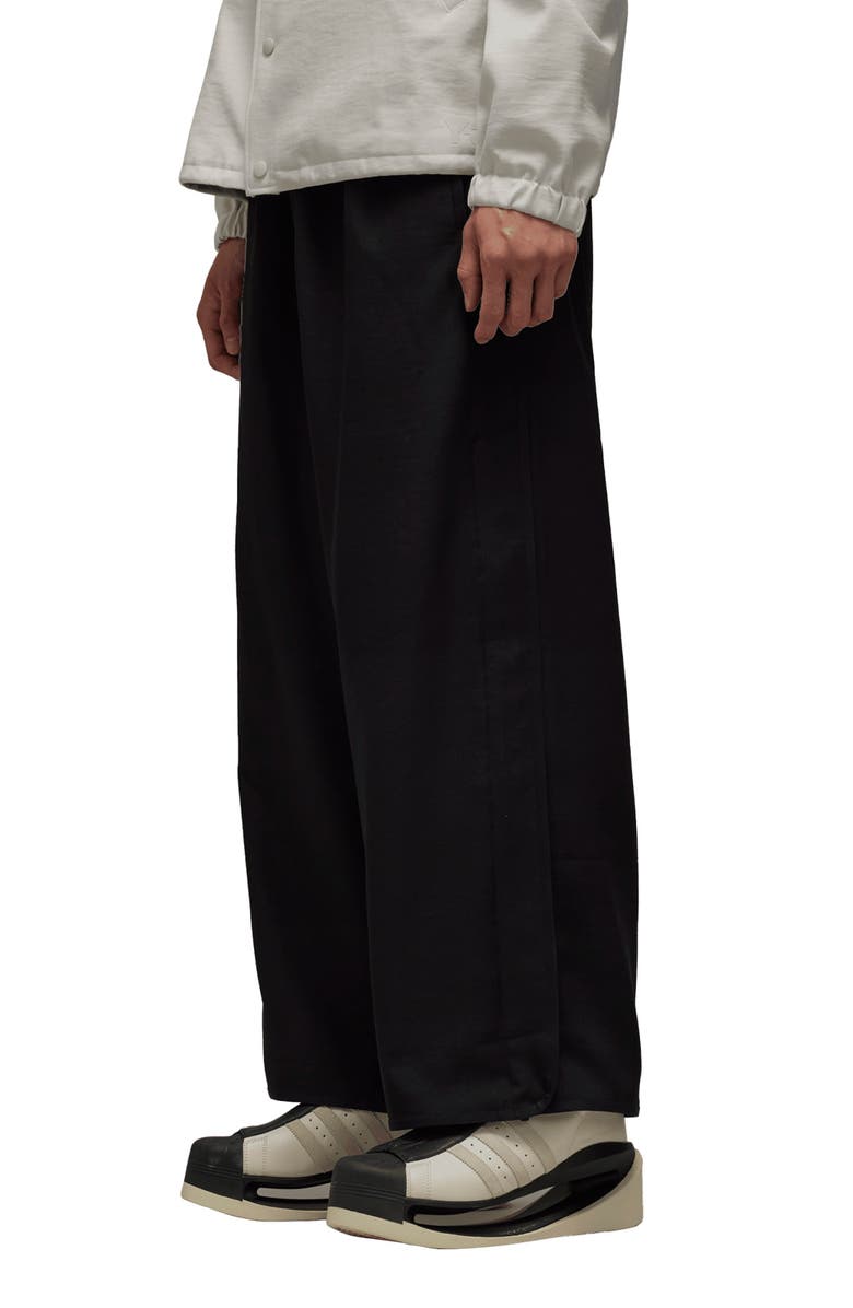Y-3 Recycled Polyester Twill Wide Leg Pants, Alternate, color, 