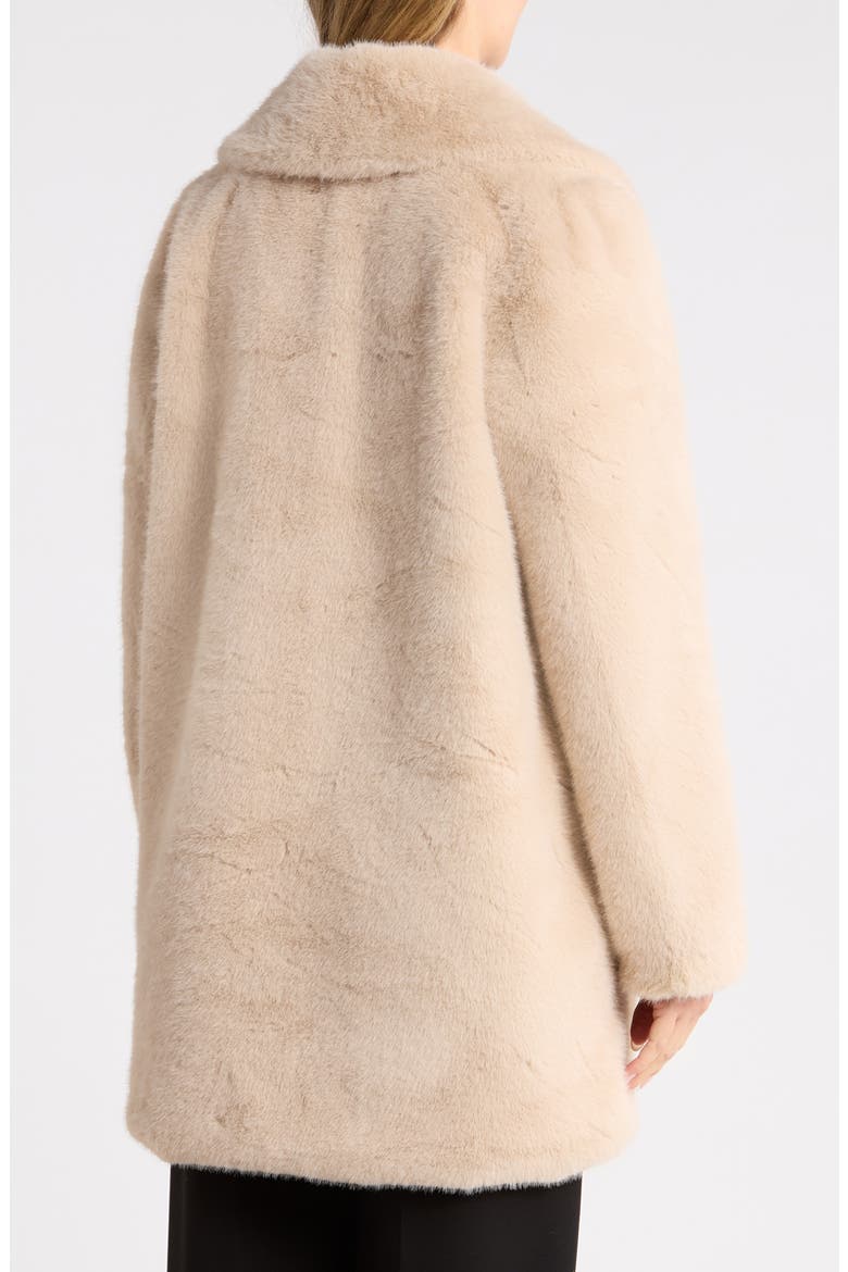 The Sally Luxe Faux Fur Coat, Alternate, color, BEIGE