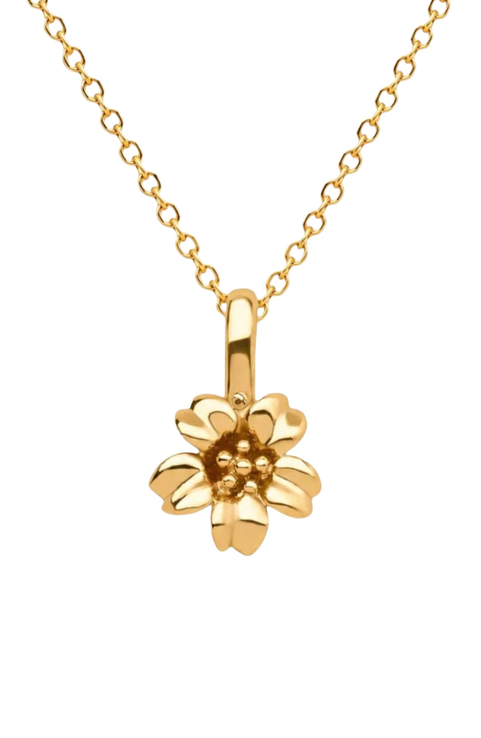 MADE BY MARY Birth Flower Charm Necklace (Women) | Nordstrom