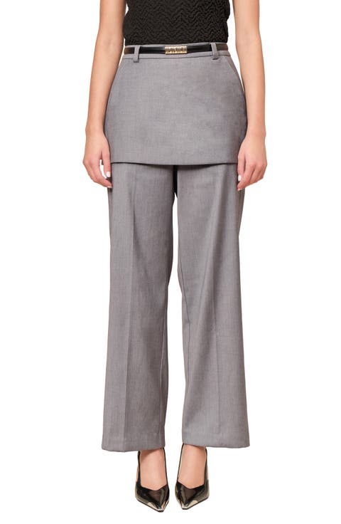 Roxy Layered Waist Wide Leg Pants