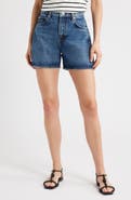 FRAME The Easy High Waist Denim Shorts