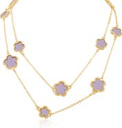 JARDIN Clover Station Chain Necklace