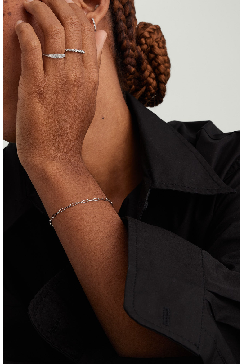 Boyfriend Bold Bracelet, Alternate, color, Sterling Silver