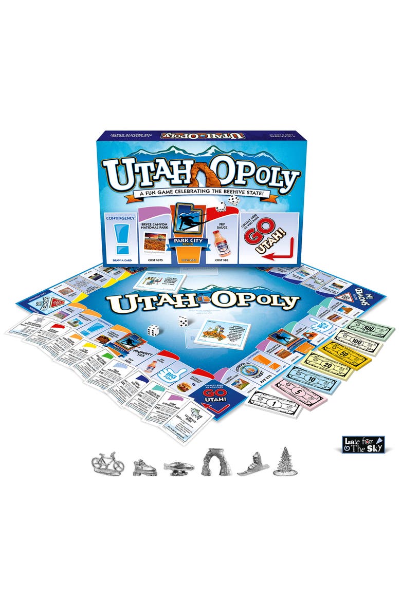 Utahopoly Monopoly Board Game, Alternate, color, Multicolored
