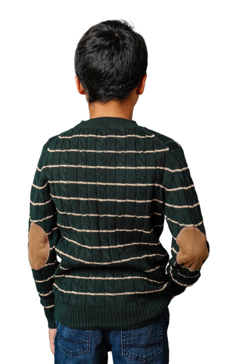 Hope & Henry Boys' Organic Sweater Henley with Elbow Patches, Kids, Alternate, color, 