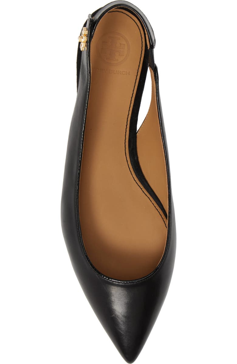 Tory Burch Kira Slingback Pointy Toe Flat, Alternate, color,