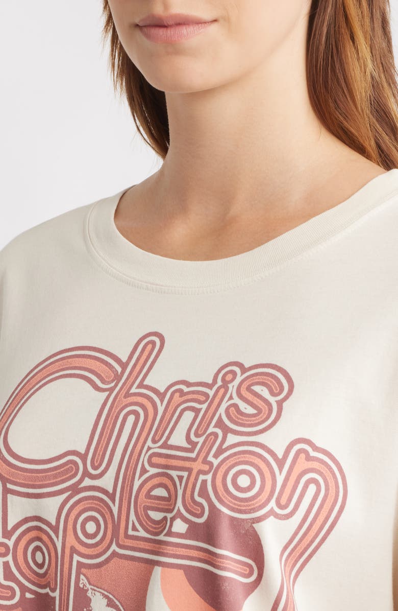 Daydreamer Chris Stapleton Higher Tour Graphic T-Shirt, Alternate, color, Dirty White