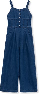 Habitual Kids Kids' Henley Wide Leg Knit Jumpsuit