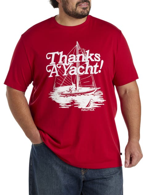Big & Tall Thanks A Yacht Graphic Tee