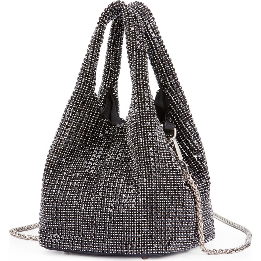 Lady Couture Boho Chic Slouchy Shoulder Handbag In Black