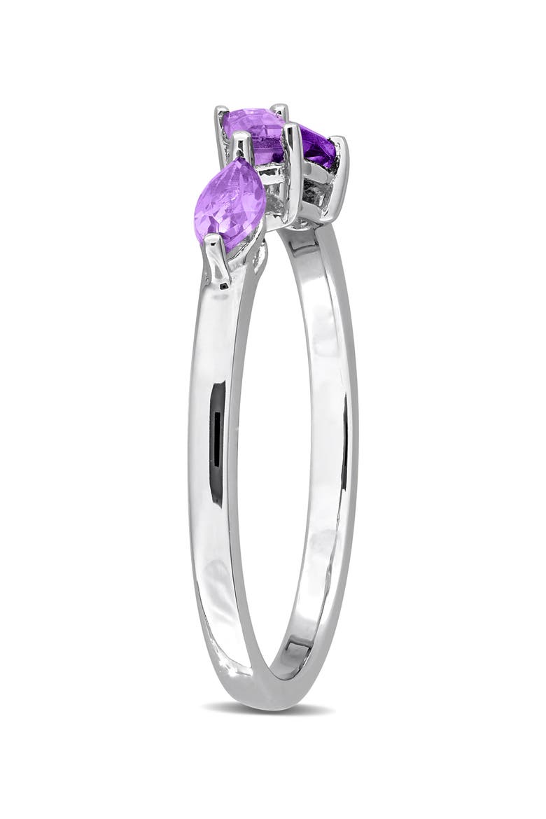 Multiple Cut Amethyst Stacking Ring, Alternate, color, PURPLE