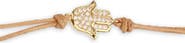 SAACHI Pavé Crystal Hamsa Choker Necklace