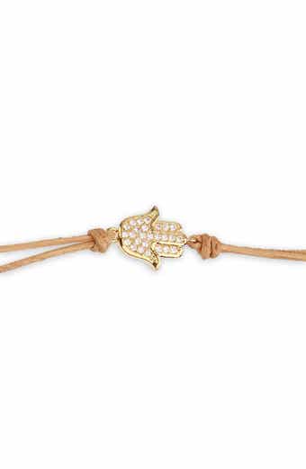 Pavé Crystal Hamsa Choker Necklace